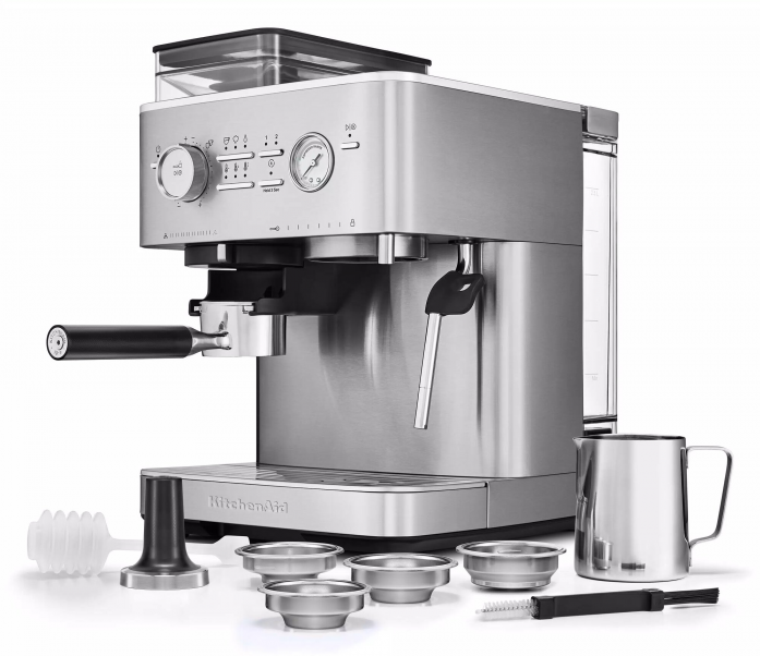 Полуавтоматическая эспрессо-машина KitchenAid 5KES6551ESX в магазине «На диване» в Брянске  — Выгодная цена